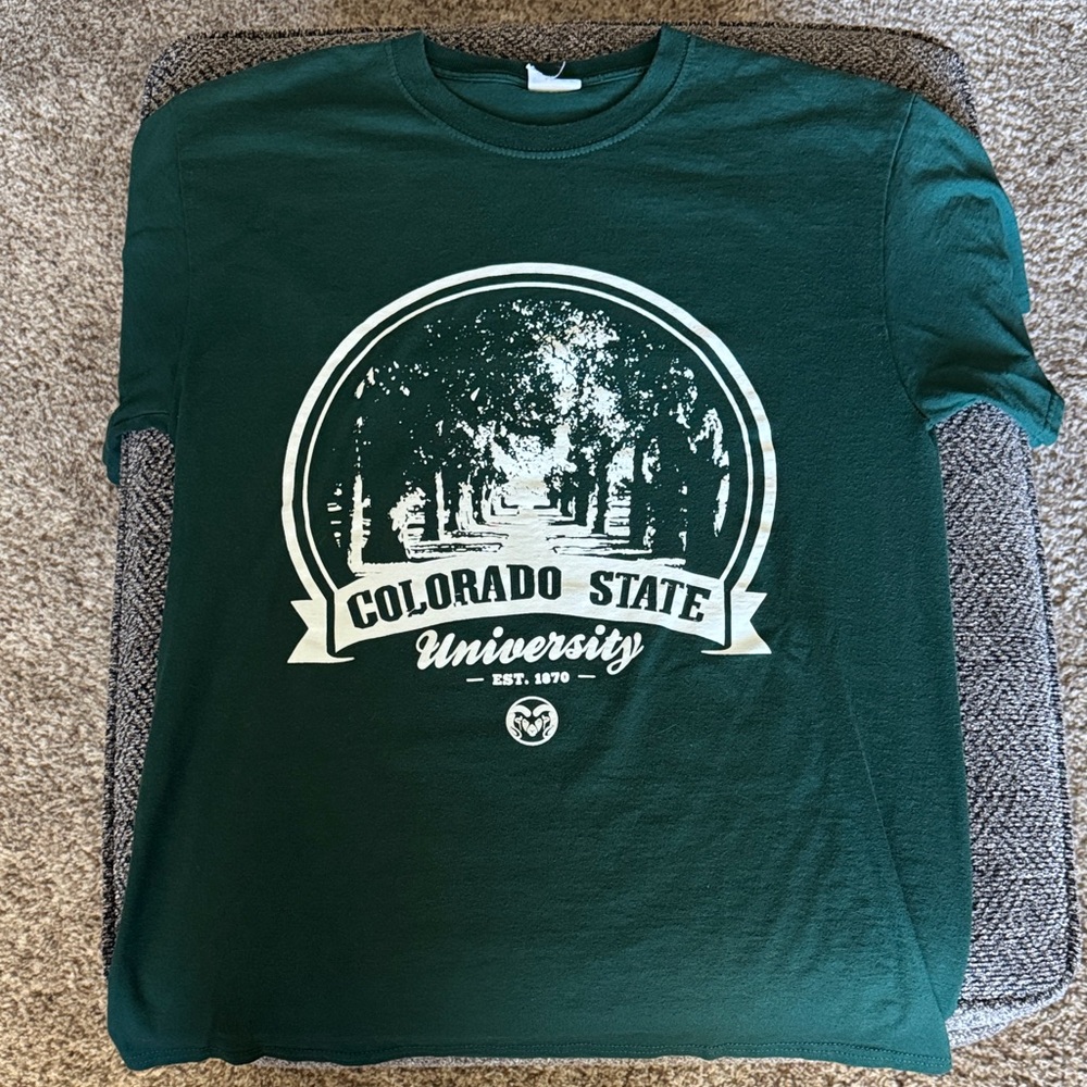 Colorado State University Green Graphic Tee